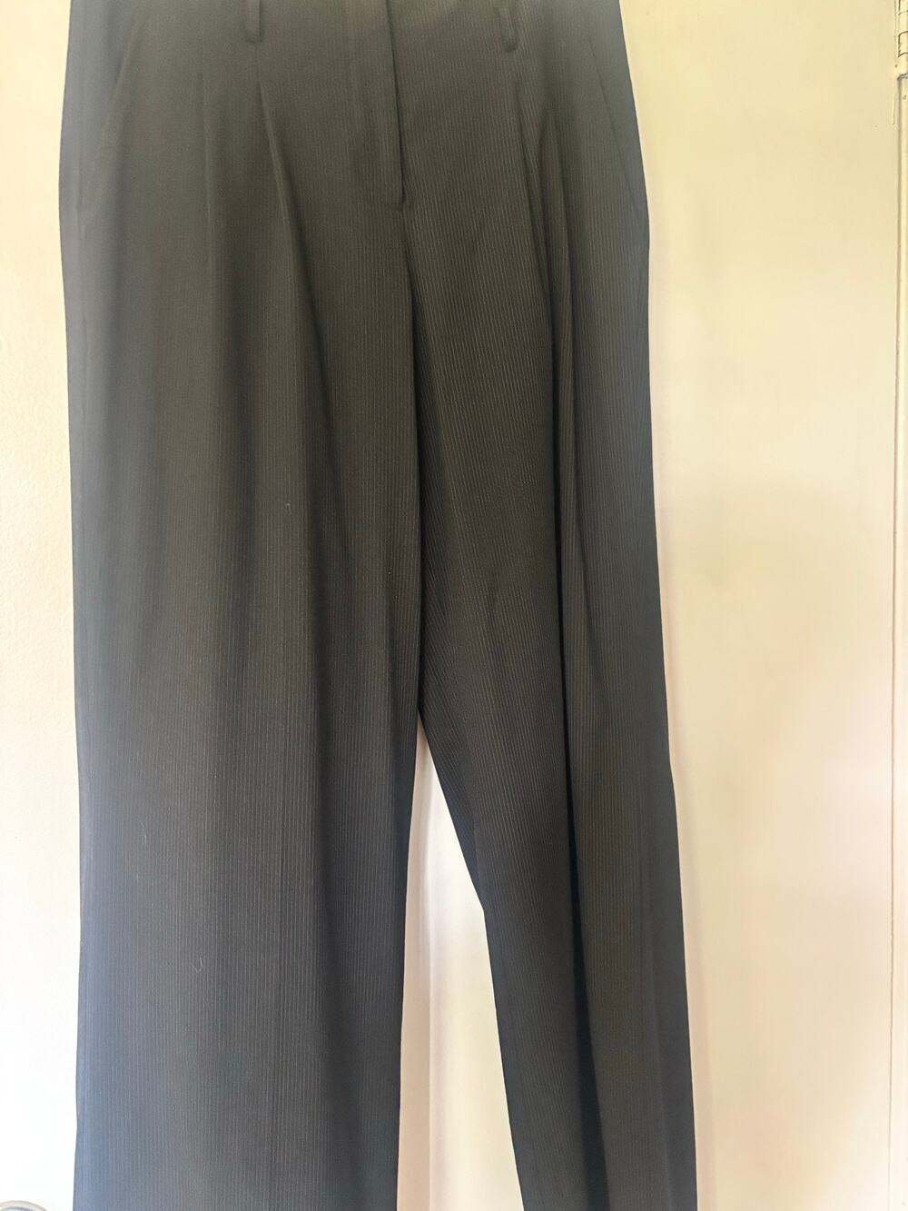 Tristan Blue Wide-Leg High-Waist Trousers — 2